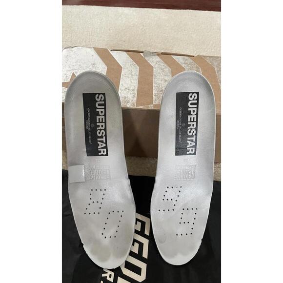 HTF Women’s Golden Goose Super Star Embroidered Embellished Sneakers size 38 - Picture 11 of 12